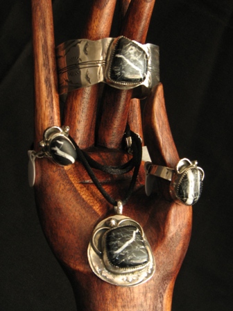 White Buffalo Ribbon Turquoise